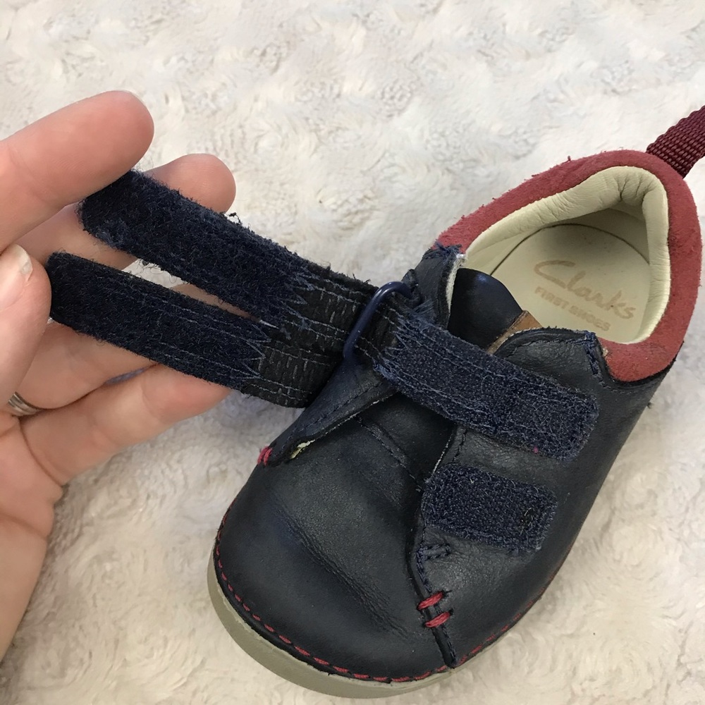 Clarks Baby Boy Shoes Size 4W - Picture 7 of 8